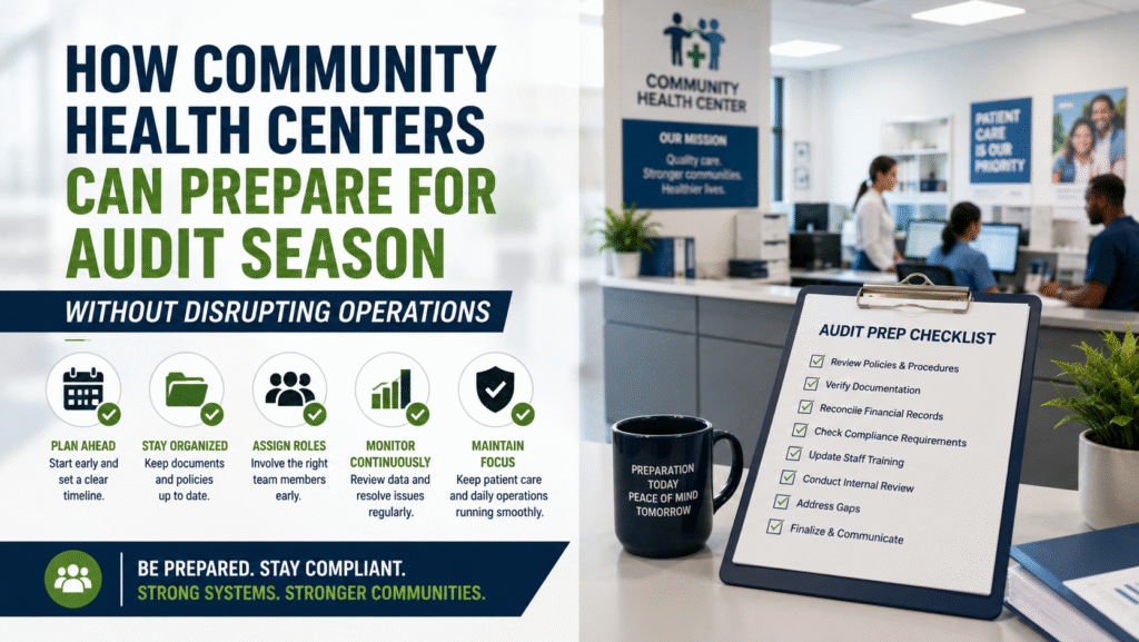 How Community Health Centers Can Prepare for Audit Season Without Disrupting Operations