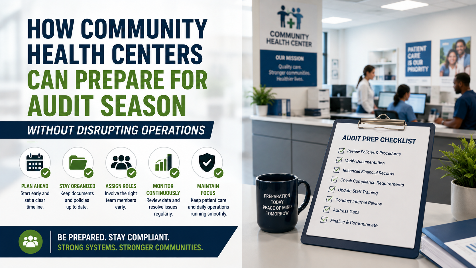 How Community Health Centers Can Prepare for Audit Season Without Disrupting Operations